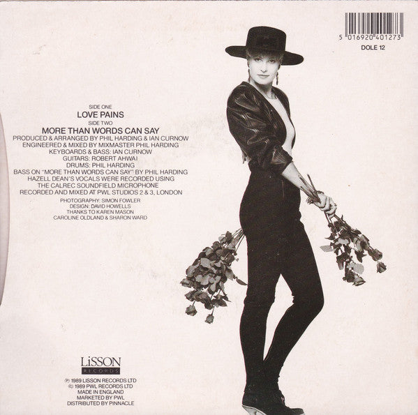 Hazell Dean : Love Pains (7", Single)