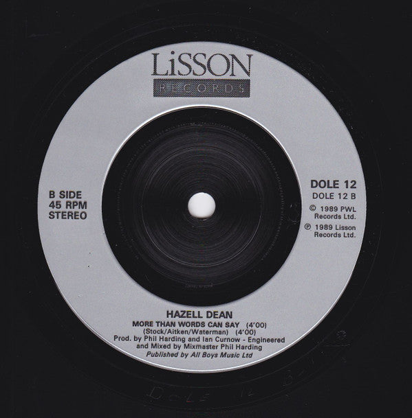 Hazell Dean : Love Pains (7", Single)
