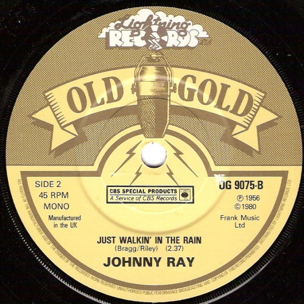 Johnnie Ray : Yes Tonight Josephine / Just Walkin' In The Rain (7", Single, Mono)