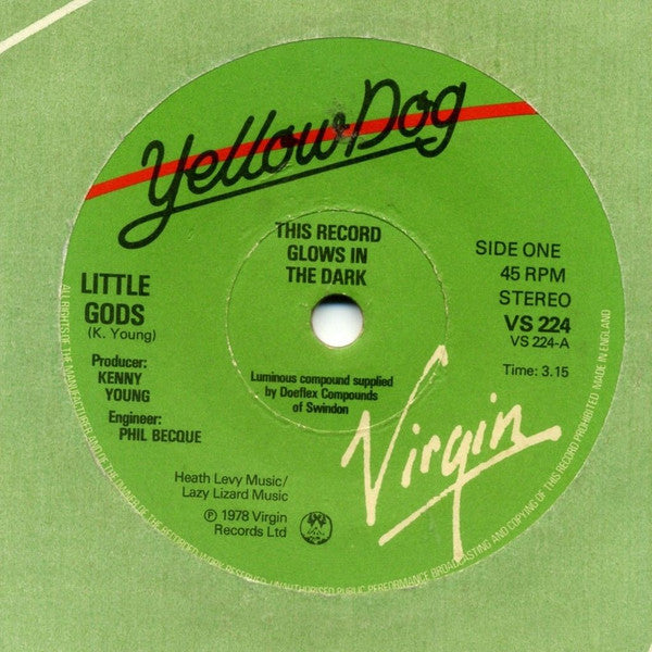 Yellow Dog : Little Gods (7", Ltd, Lum)