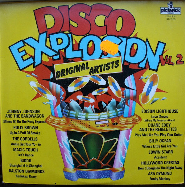 Various : Disco Explosion Vol. 2 (Original Artists) (LP, Comp, Mono)