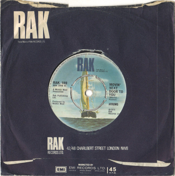 Arrows (2) : My Last Night With You (7", Single)