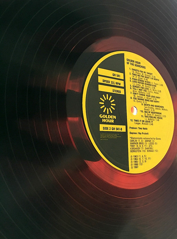 The Searchers : Golden Hour Of The Searchers (LP, Comp, Emb)