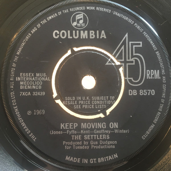 The Settlers : Love Is More Than Words (7", Single)