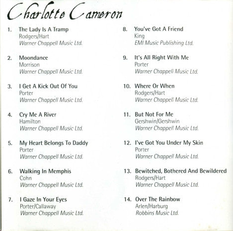 Charlotte Cameron : Charlotte Cameron (CD, Album)
