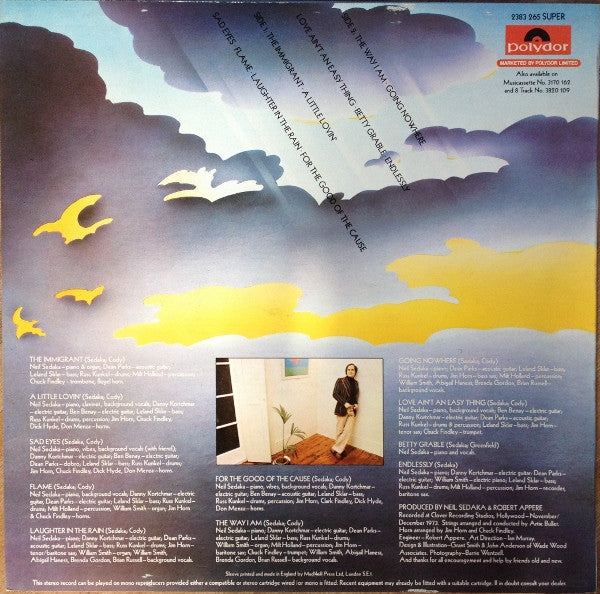 Neil Sedaka : Laughter In The Rain (LP, Album)