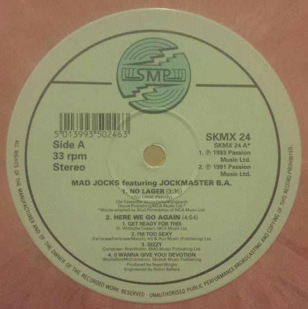 Mad Jocks Feat. Jockmaster B.A. : Party Four (12", P/Mixed, Bro)