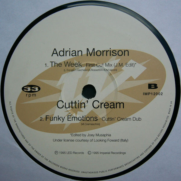 Adrian Morrison : The Week (12")