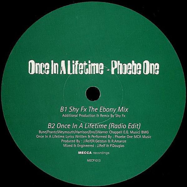 Phoebe One : Once In A Lifetime (12")