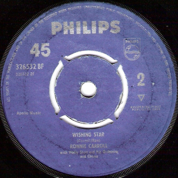 Ronnie Carroll : Roses Are Red (My Love) (7", Single)