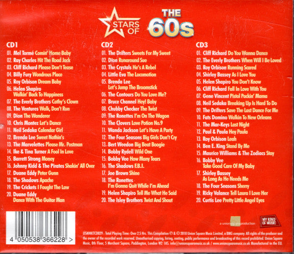 Various : Stars Of The 60s (60 Classic Sixties Hits) (3xCD, Comp)