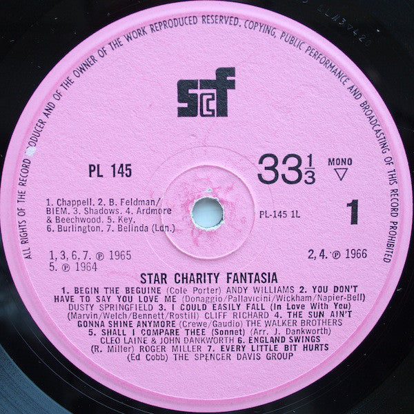 Various : Stars Charity Fantasia In Aid Of The Save The Children Fund (LP, Comp, Mono)