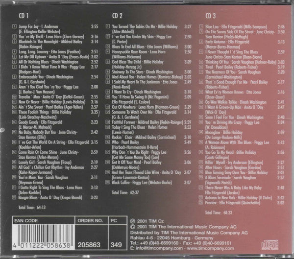 Various : Divas Of Jazz And Blues (3xCD, Comp)