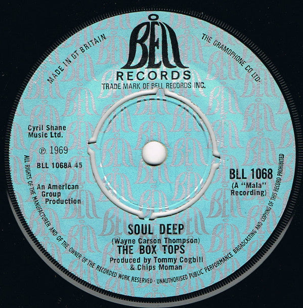The Box Tops* : Soul Deep (7", Single)