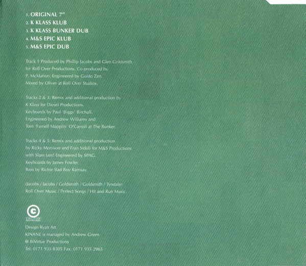 Kinane : Business (CD, Single, CD1)