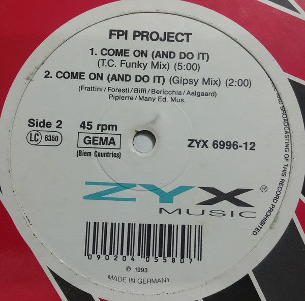 FPI Project : Come On (And Do It) (12")