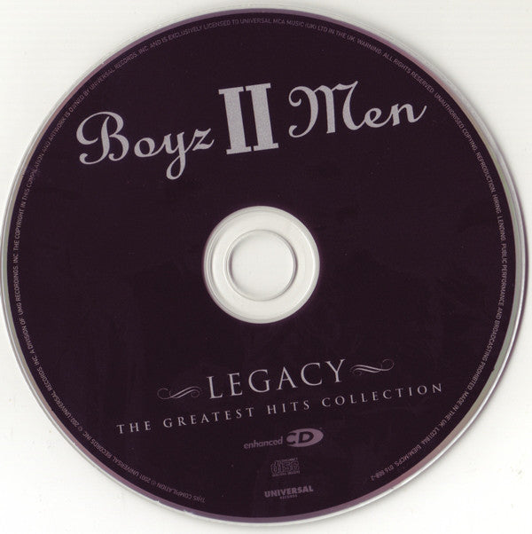 Boyz II Men : Legacy (The Greatest Hits Collection) (CD, Comp, Enh)