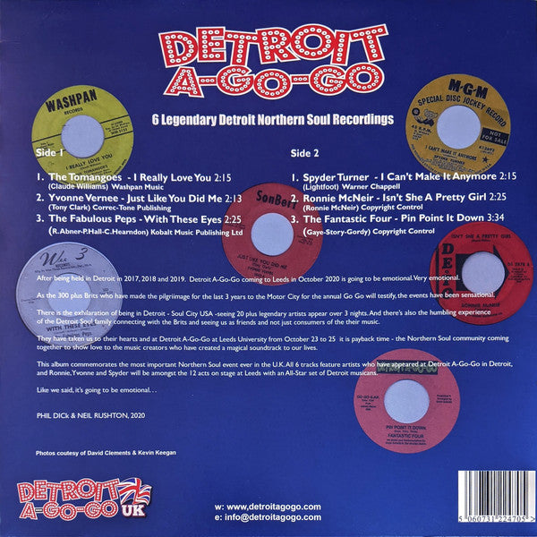 Various : Detroit-A-Go-Go (10", Album, RSD)