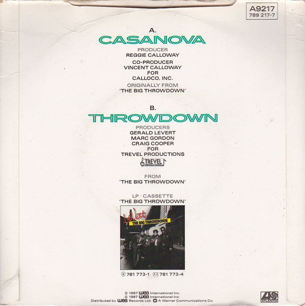 LeVert : Casanova (7", Single, Pap)