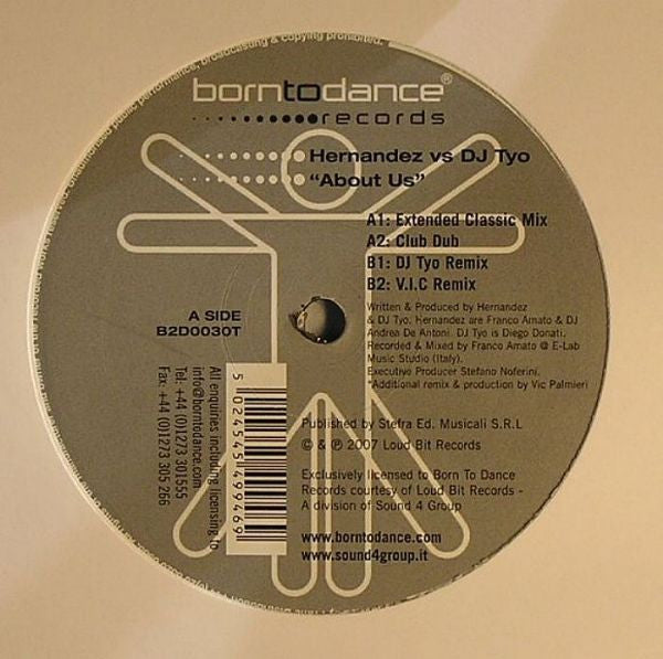Hernandez Vs DJ Tyo : About Us (12")
