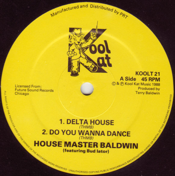 Terry Baldwin Featuring Bud Latour / Suburban Boyz Featuring Terry Baldwin : Delta House / Insane (12")