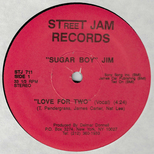 "Sugar Boy" Jim : Love For Two (12")