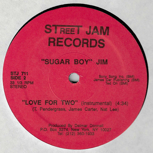 "Sugar Boy" Jim : Love For Two (12")