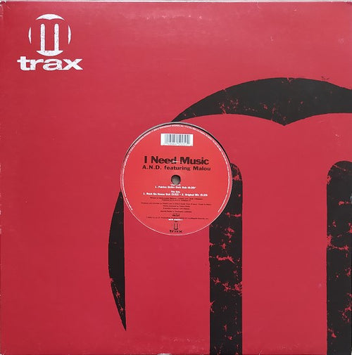 A.N.D. Featuring Marie-Louise Beauvoir : I Need Music (12")