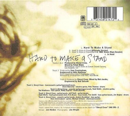 Sheryl Crow : Hard To Make A Stand (CD, Single, Ltd, Dig)
