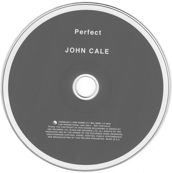 John Cale : Perfect (CD, Single, Promo)