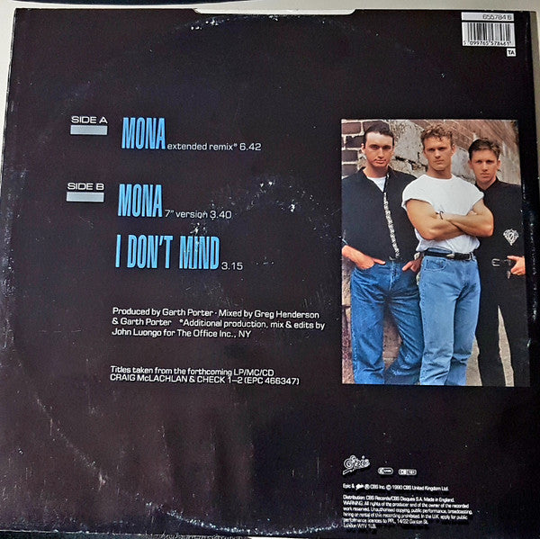 Craig McLachlan & Check 1-2 : Mona (12")
