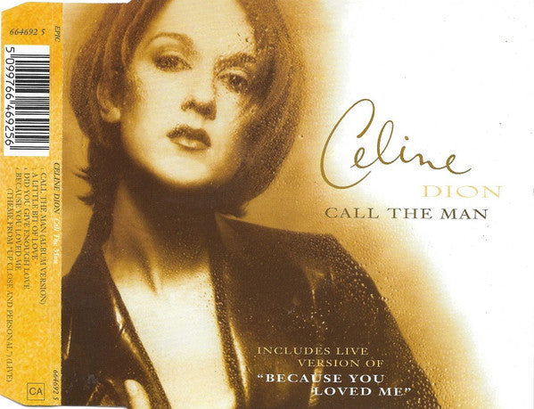 Céline Dion : Call The Man (CD, Single)