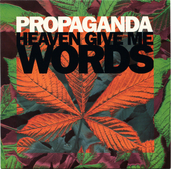Propaganda : Heaven Give Me Words (7", Single, Sil)