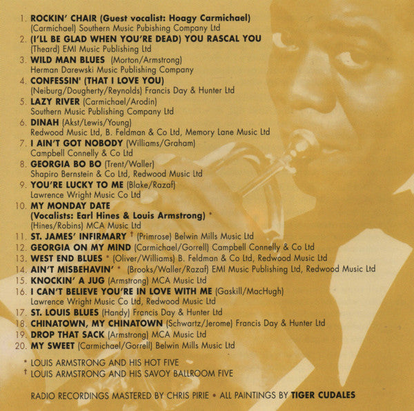 Louis Armstrong : Georgia On My Mind (CD, Comp)