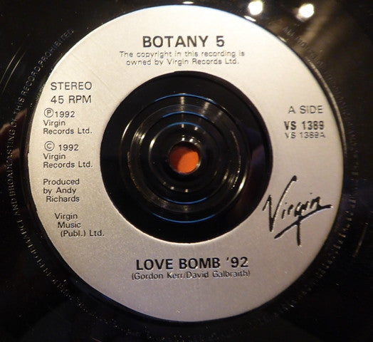 Botany 5 : Love Bomb (7", Single)