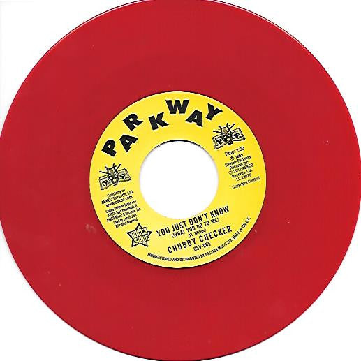 Chubby Checker : You Just Don't Know (What You Do To Me) (7", Ltd, Red)