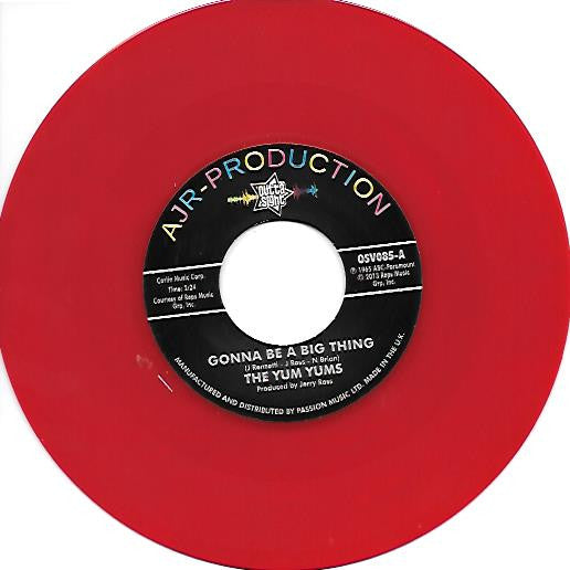 The Yum Yums : Gonna Be A Big Thing (7", Ltd, RE, Red)