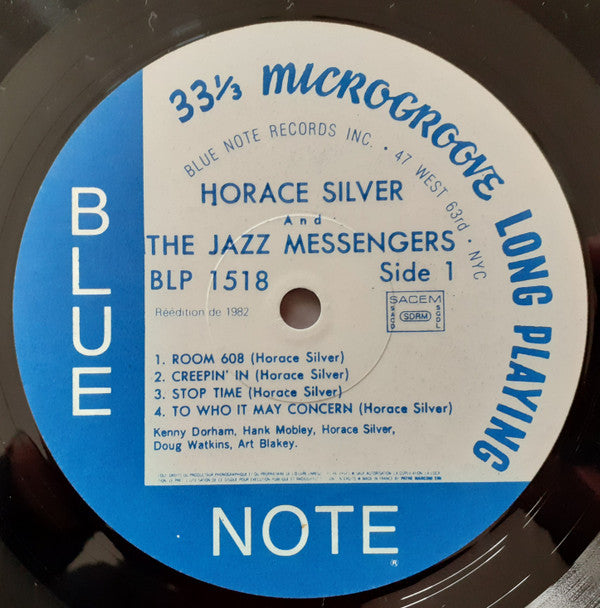 Horace Silver And The Jazz Messengers* : Horace Silver And The Jazz Messengers (LP, Comp, Mono, RE)