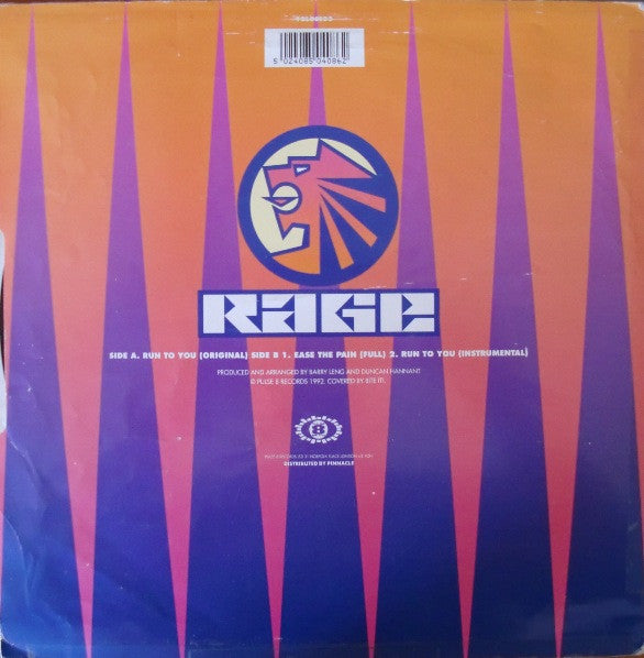 Rage : Run To You (12")