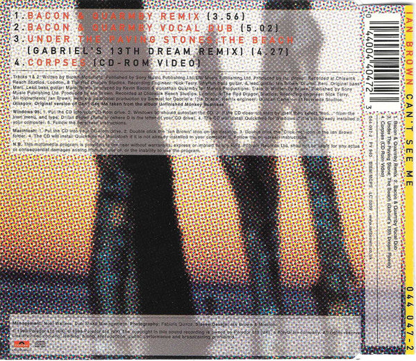 Ian Brown : Can't See Me (CD, Single, Enh, CD2)
