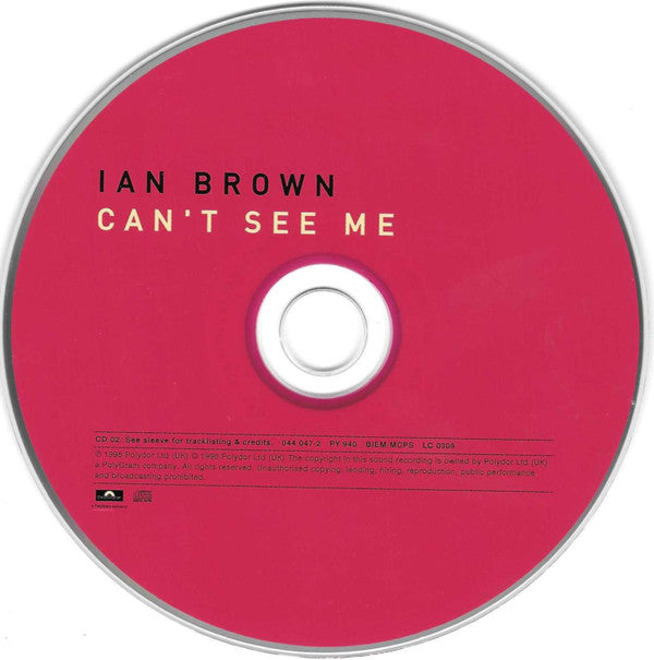 Ian Brown : Can't See Me (CD, Single, Enh, CD2)