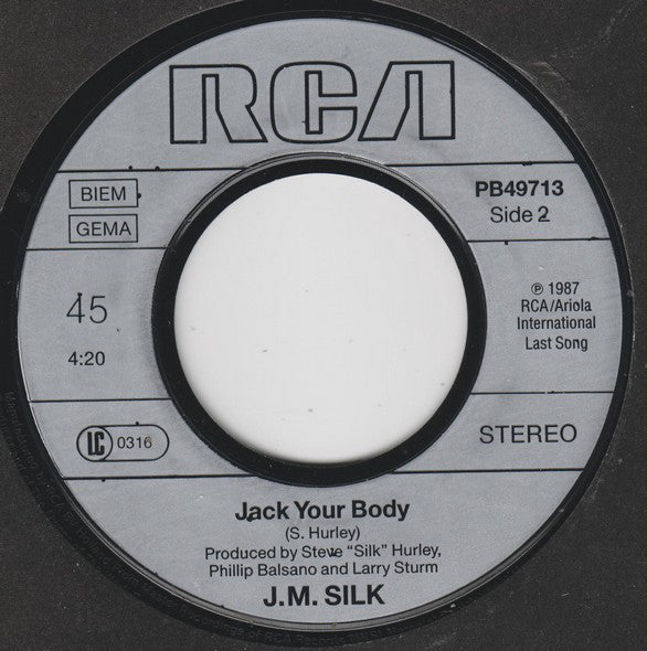 J.M. Silk : She's So Far Away (7", Single)
