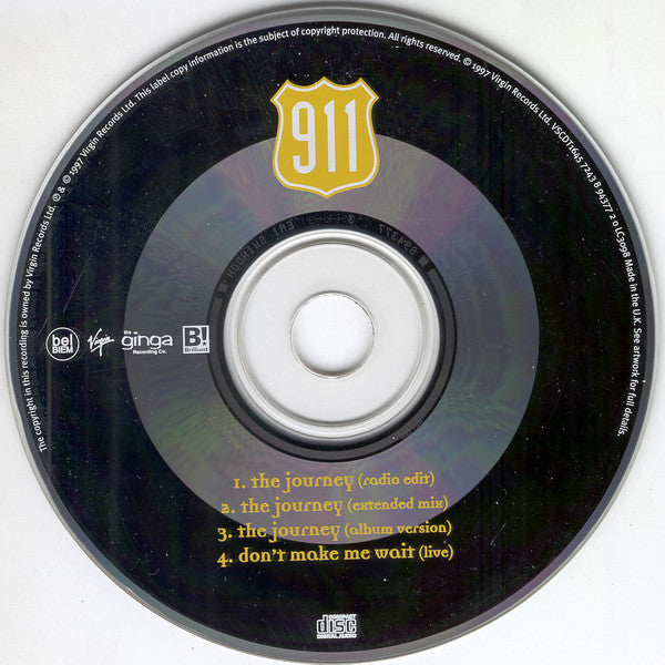 911 (4) : The Journey (CD, Single, CD1)
