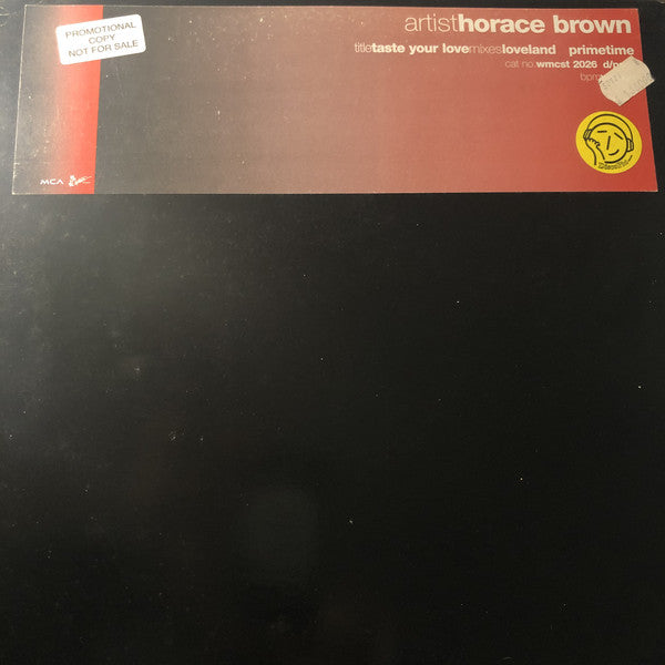 Horace Brown : Taste Your Love (2x12", Promo)
