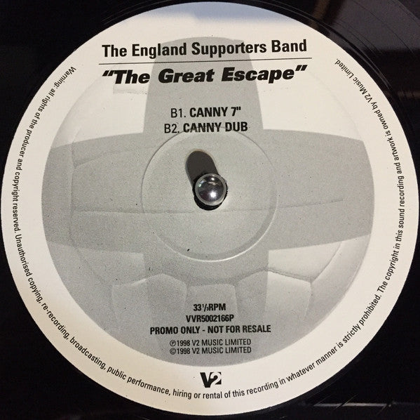England Supporters Band : The Great Escape (12", Promo)