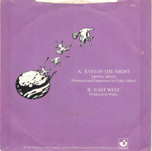 Pallas (2) : Eyes In The Night (Arrive Alive) (7")
