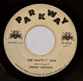 Chubby Checker : She Wants T' Swim / You Better Believe It Baby (7", Single)