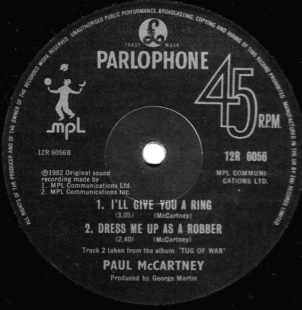 Paul McCartney : Take It Away (12")
