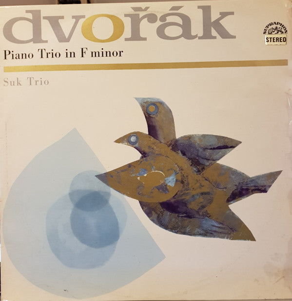 Antonín Dvořák, Suk Trio : Piano Trio No. 2 In F Minor Op. 65 (LP)