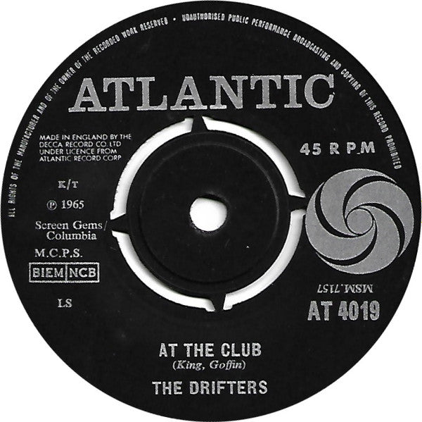 The Drifters : At The Club (7", Single)